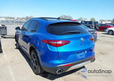 2018 Alfa Romeo Stelvio Ti Sport Awd z USA, uszkodzony, nr VIN ZASFAKNN0J7B95122